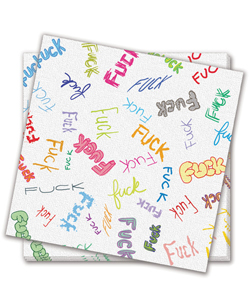 Dirty Dishes F-Bomb Napkins[EL-8606-02]