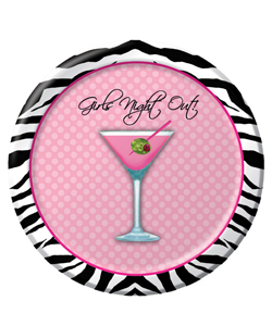 Girls Night Out Martini Plate[EL-8611-02]