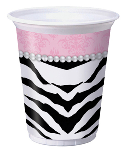 Zebra Pearl Cups[EL-8611-07]