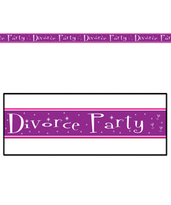 Divorce Party Banner [EL-8631-05]