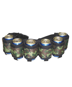 Drink Easy Six-Pack Beer Belt Camo [EL-DE-BB-CM]