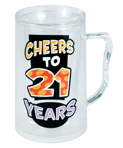 Cheers To 21 years Tankard[EL-LB541]