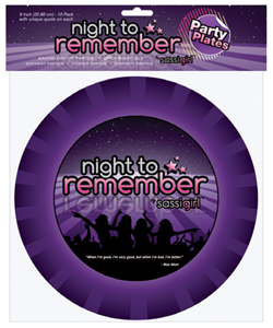 Night to Remember Paper Plates[EL-SG108-11]