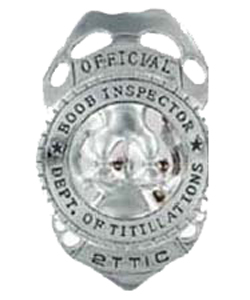 Boob Inspector Badge