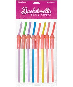 Bachelorette Party Favors Penis Straws   [PD6021-00]