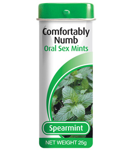 Comfortably Numb Oral Sex Mints Spearmint [PD7440-88]