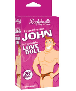 Travel Size John Blow Up Doll [PD8614-00]