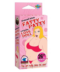 Travel Size Fatty Patty Blow Up Doll [PD8615-00]