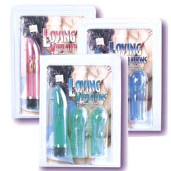 Loving Vibations Vibrator and Sleeve Set
